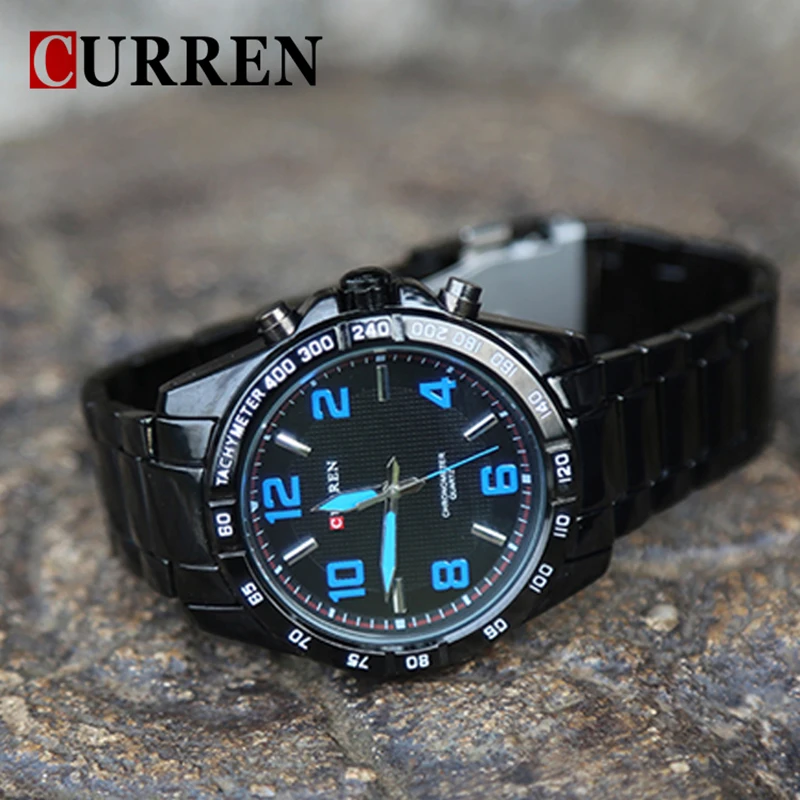 HOT Sell CURREN  Watches Men quality brand Military Wrist Watches Full Steel Men Sports Watch Waterproof Relogio Masculino