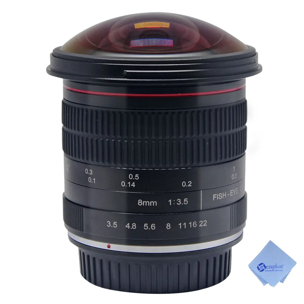 Meike «рыбий глаз» 8 мм f/3,5 рыбий глаз ручные линзы объектива Цифрового Фотоаппарата Canon EF EOS 6D 600D 70D 80D 100D 550D 650D 750D 1000D T6 T5i камеры/полный кадр/APS-C