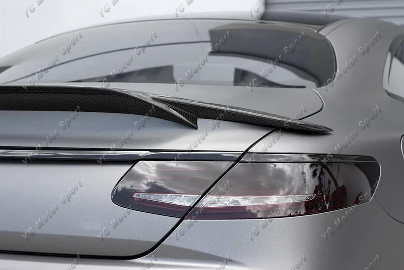 2015-2017 Mercedes Benz C217 S63 Coupe  Renntech-2 Style Trunk Spoiler Wing CF (27)