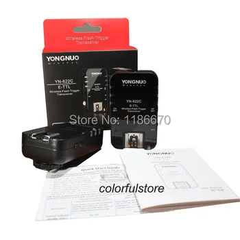 

High-speed Sync 1/8000s 2.4GHz YongNuo YN-622C YN622C Wireless E-TTL Flash Trigger Transceiver for Canon Flash Speedlite Camera