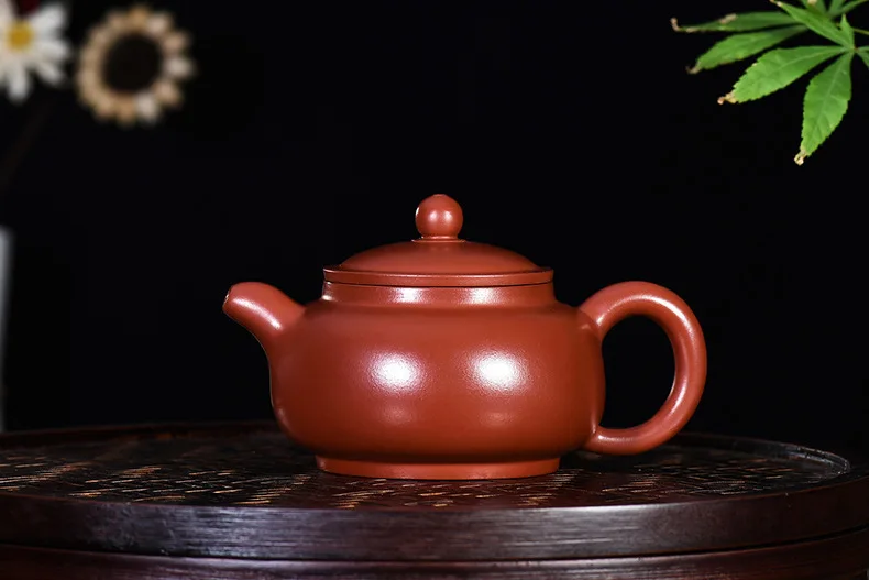 Yu чайник Yixing эскиз темно-красный эмалированный керамический чайник Производитель Специальная Прямая подарок компании по индивидуальному заказу
