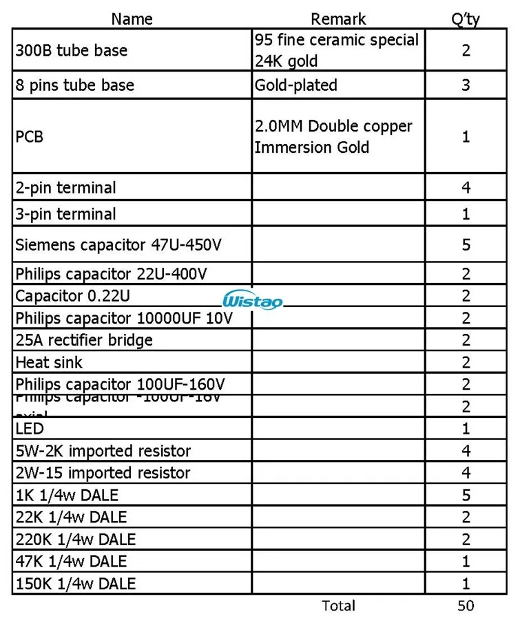 Ламповый усилитель комплекты PCBA плата 300B Steteo power Stage 6SN7 предусилитель 5U4G выпрямитель HIFI аудио DIY