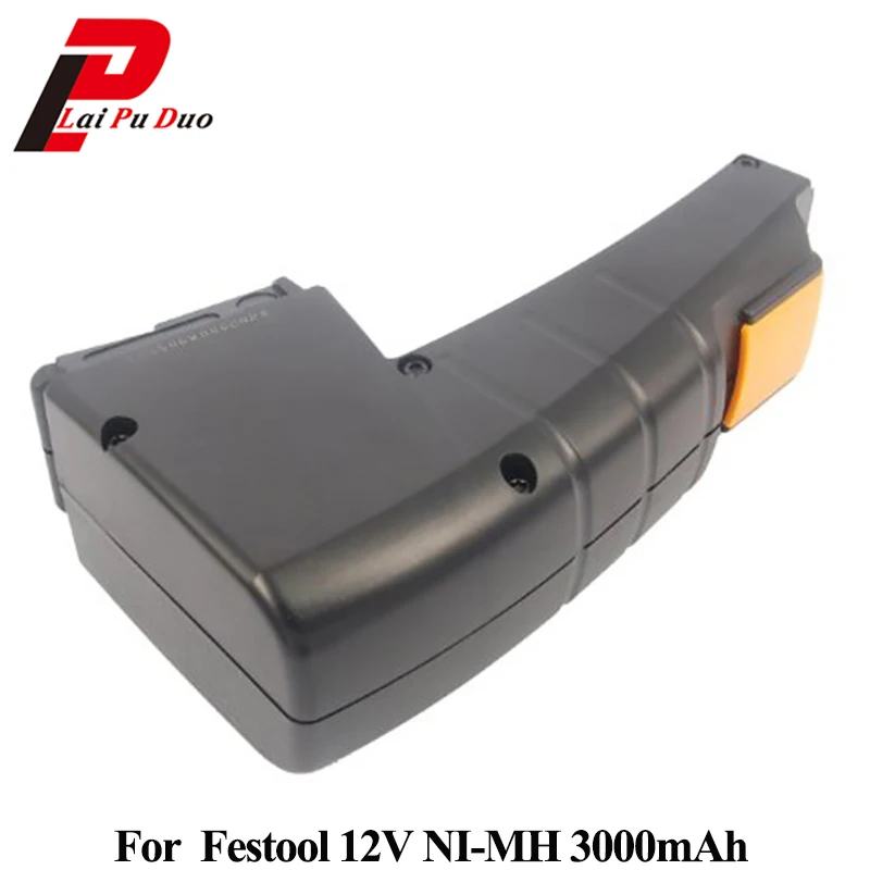 

3.0Ah 12V Ni-MH Replacement Power Tool Battery for FESTOOL: 487701,BPH12C,488438,C12DUO,489974,FS1224,489728