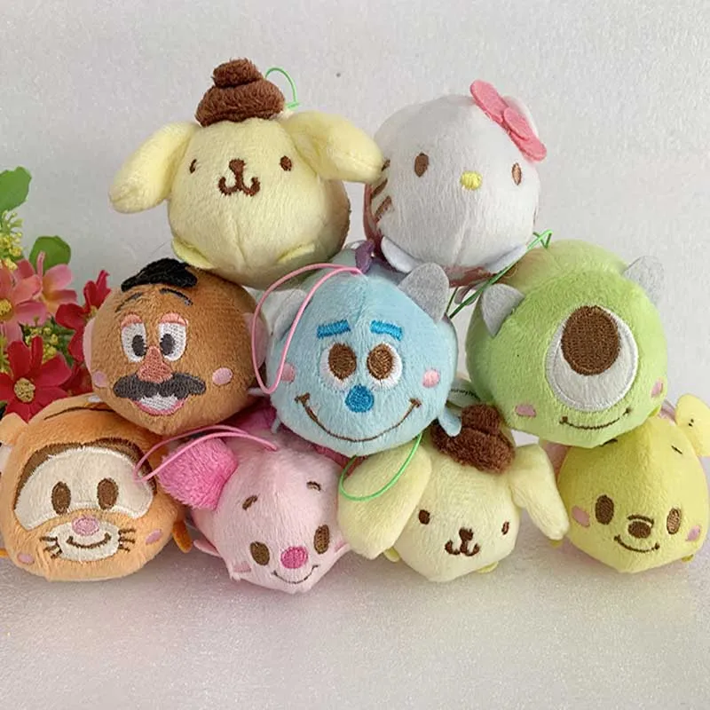 

Tsum Tsum Mickey Minnie Stitch Dumbo Donald Duck Daisy Pluto Tigger Piglet Alien Nemo Mr Potato Plush Kids Stuffed Toys Pendant