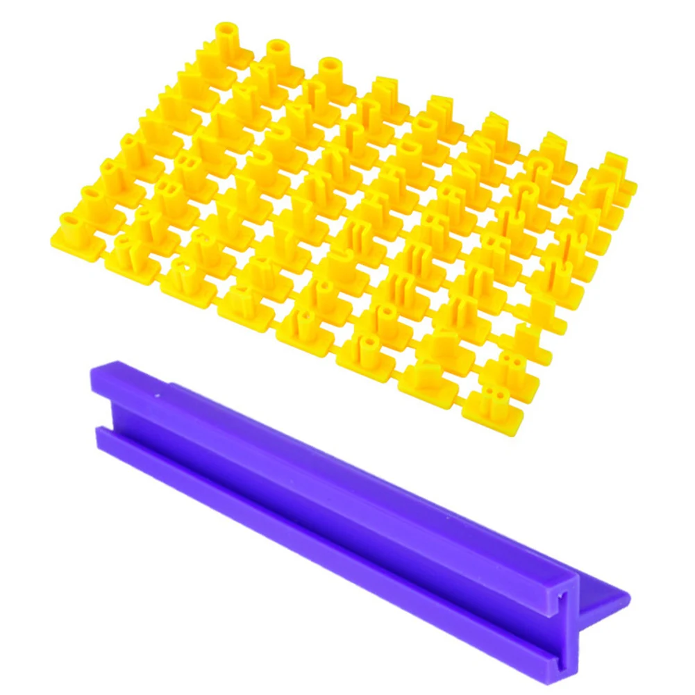 

72pcs Set Biscuits Baking Tool Party Fondant Accessories Decorating Number DIY Stamp Letters Pastry Mold Kit Cake Cookie Plastic