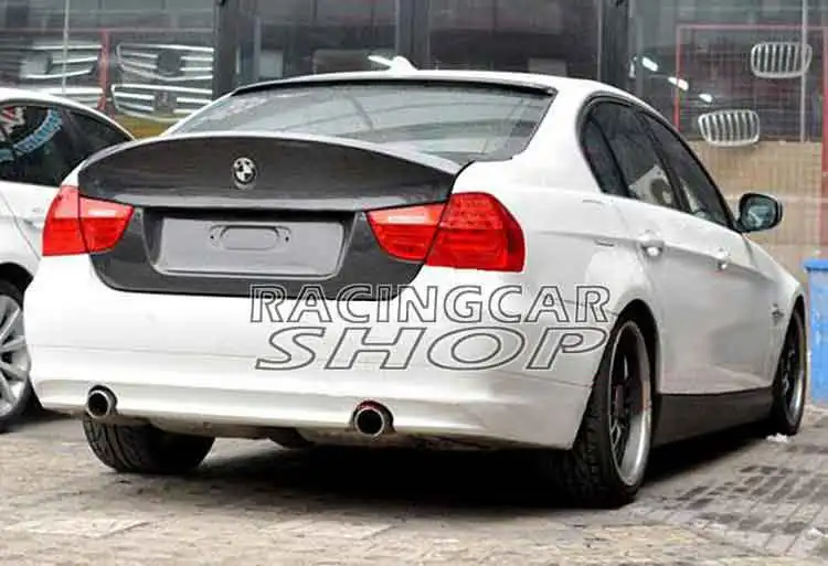 CSL Стиль 3K Реальные углеродного волокна задний багажник для BMW 3-серии E90 LCI M3 4 двери 2009-2011 B058