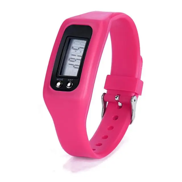 Rectangle shape Fashion outdoor sports digital watches silicone band LED clock lovely business watch for children time