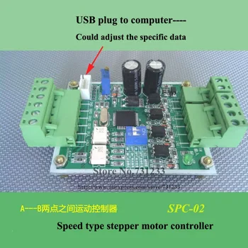 

Stepper Motor Controller Board Kit: SPC-02 Single-axis Controller Board + Potentiometer + Knob+ USB to Computer Setting Data+DIN
