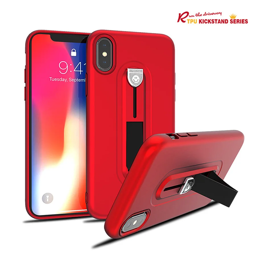 2018 Роскошные Стенд чехол для телефона iPhone Xs Xr с пальцами ремешок-петля сцепление