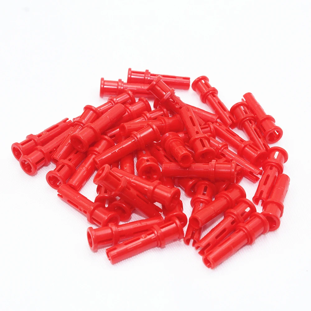 

Building Blocks Bulk Technic Parts 100pcs 2M FRIC. SNAP W/CROSS HOLE compatible with lego for kids boys toy