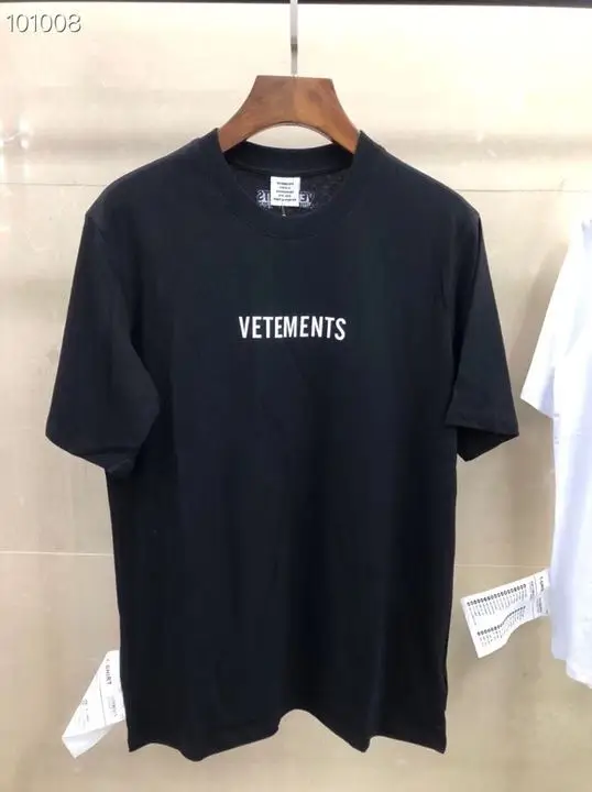 19FW последние летние VETEMENTS Осень Зима хип хоп с коротким рукавом женские и мужские