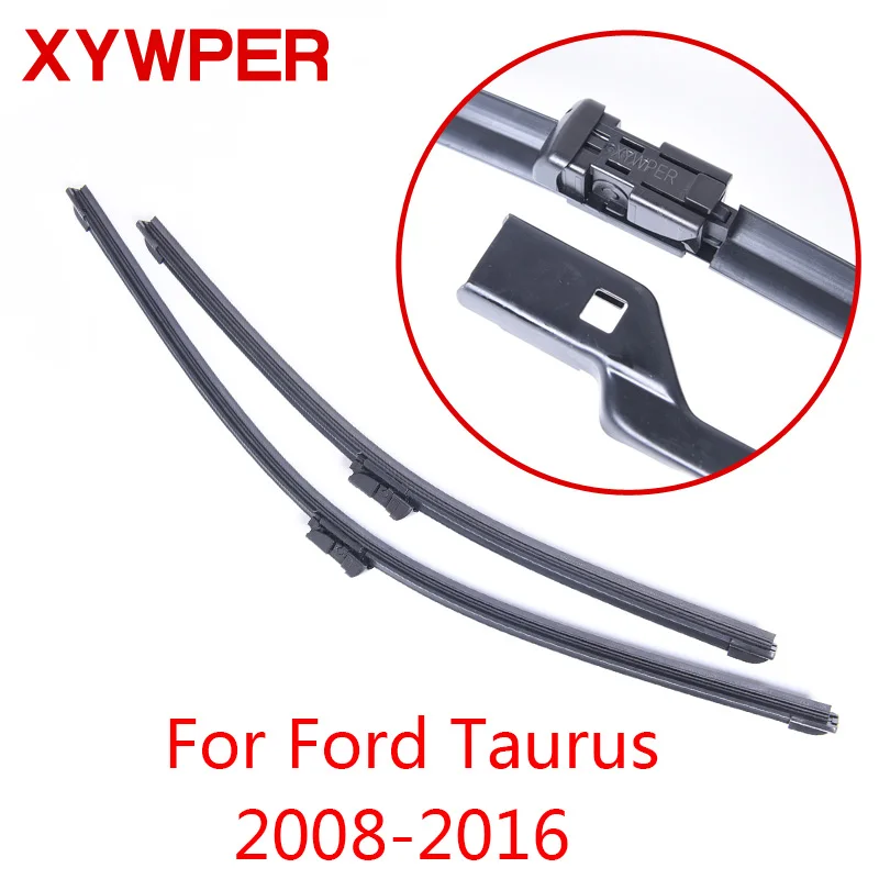 XYWPER стеклоочистителей для Ford Taurus 2008 2009 2010 2011 2012 2013 автомобильные аксессуары мягкие резиновые лобовое стекло стеклоочистители