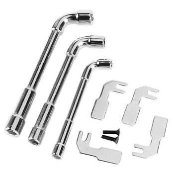 

3D Printer Accessories Prusa Extruder Nozzle Hexagon Socket Wrench x3+Steel Fork Replacement Tool Kit for V6 Ender-3 Prusa