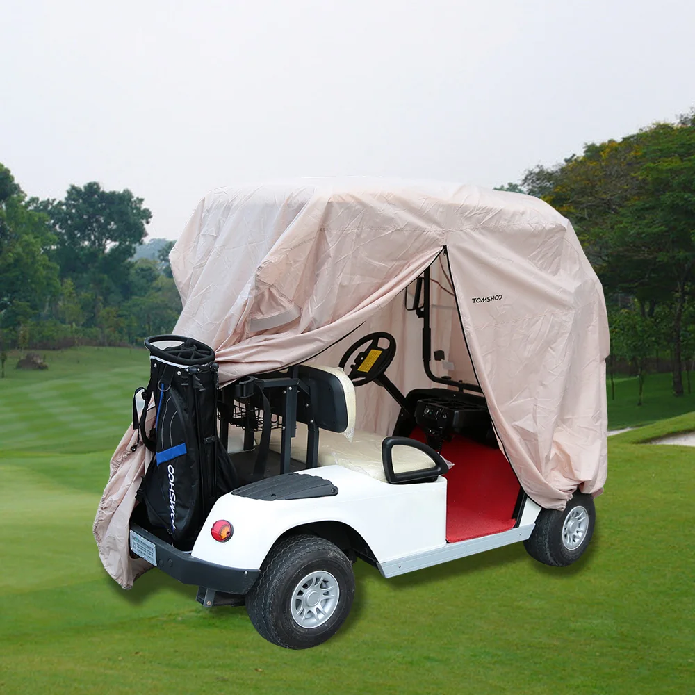 2/4-пассажирский водонепроницаемый тент для машинки для гольфа Клубная Автомобильная тележка для гольфа корзина для хранения автомобиля Стайлинг Чехлы Размер L XXL