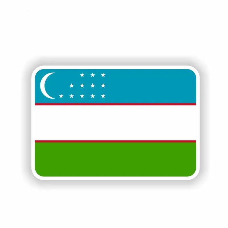 YJZT 12 7 см * 8 4 Светоотражающая наклейка для автомобиля флаг узора окно мотоцикла
