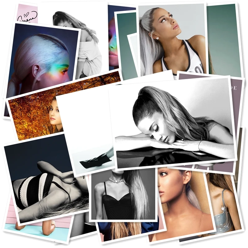 A1-49# Ariana grande 20/шт ПВХ стикер домашний декор для холодильника стиль стены путешествия чемодан Граффити стиль водонепроницаемый стикер s