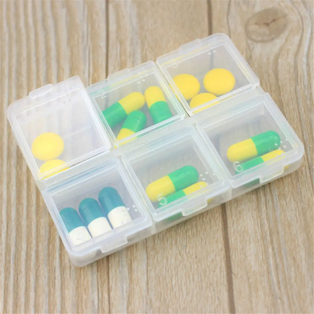 1 шт. Горячая 6 дней таблетки коробка держатель Медицина Чехол для хранения Органайзер контейнер