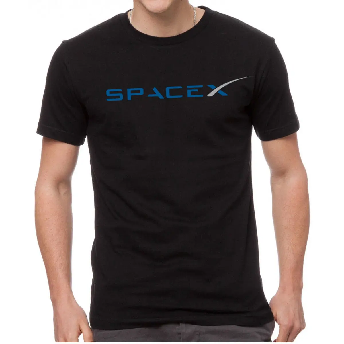 

Spacex Aerospace Rockets Company T Shirt Tee New Tshirt For Men'S Summer Style Hip Hop Men T Shirt Tops 100% Cotton