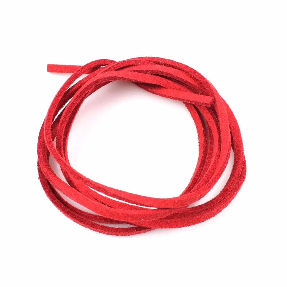 

10meter/pack width 3mm mixed color Chenille webbing Korean Velvet Leather Cord string Rope jewelry Accessories DIY Charms