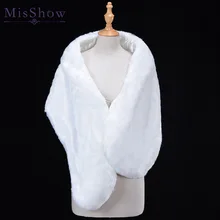 Женское болеро из искусственного меха, Длинная накидка, модные свадебные накидки, зимняя Свадебная куртка, свадебное болеро,, белое Дешевое меховое Болеро