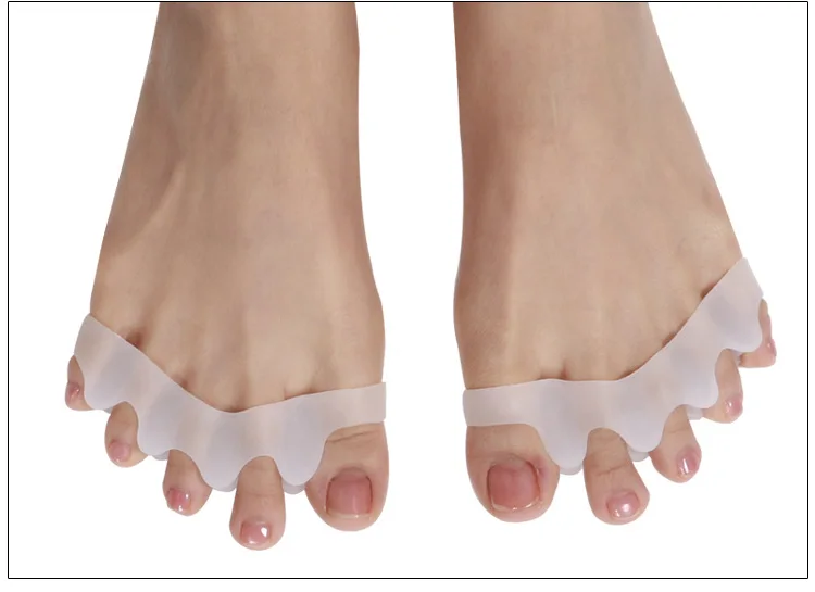 2 шт разделитель пальцев ног реабилитация вальгусная деформация ног Коррекция ортопедических протезов пальцев перекрещивающиеся разделители