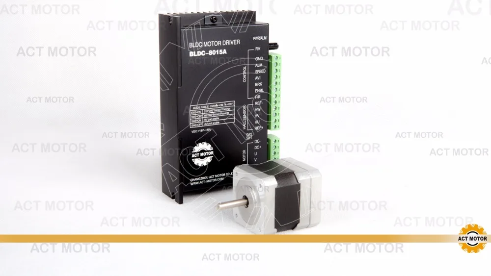 nema17 42BLF01 brushless DC motor 3phase,26W, 4000RPM, with driver BLDC-8015A