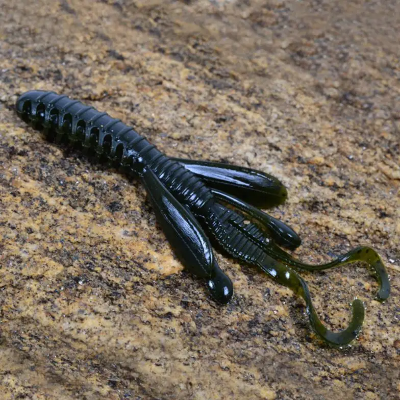 Trulinoya Soft Fishing Lures 8.5cm 4.5g 24pcs/lot Good Ghost Shrimp