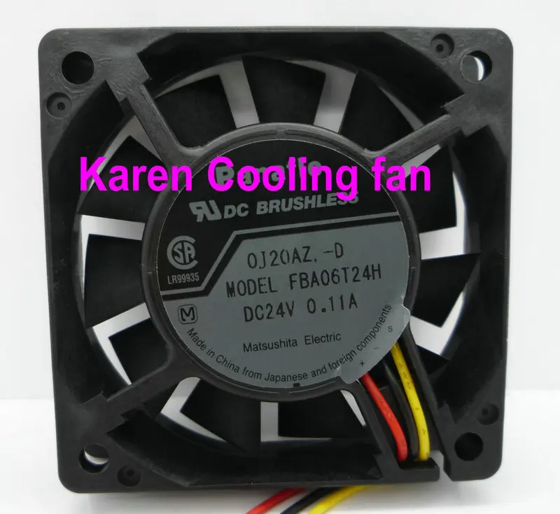 

6CM 6015 24V 0.11A FBA06T24H Cooling Fan