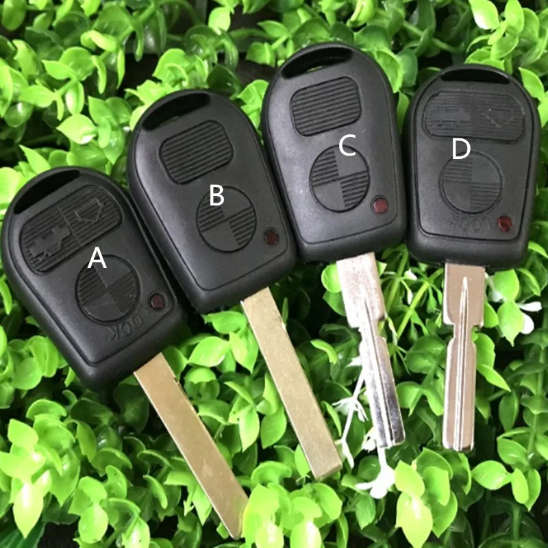 

DAKATU 2/3 Button Remote Car Key Case Shell for BMW E31 E32 E34 E36 E38 E39 E46 Z3 Replacement Shell