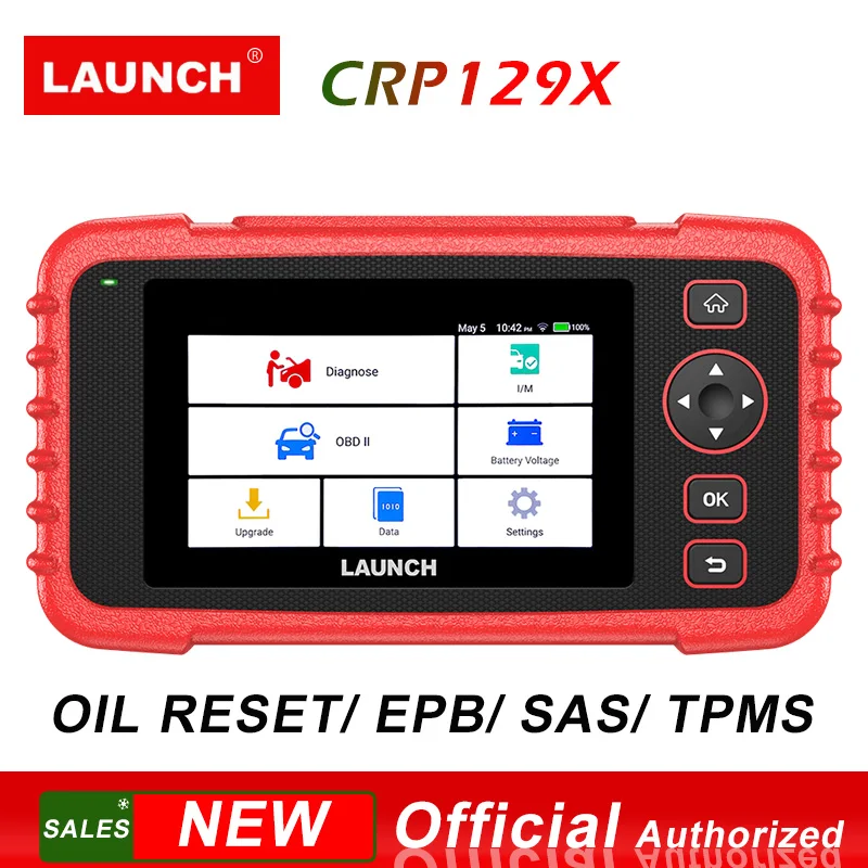 

Launch CRP129X OBD2 Diagnostic Tool PK CRP129 4 System Scanner Oil Reset/ EPB/SAS/TPMS /Throttle Service/ AutoVIN