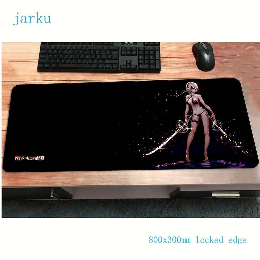  NieR Automata mouse pad 80x30cm gaming mousepad gamer mouse mat computer Popular desk padmouse lapt