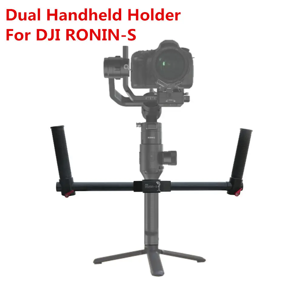 

For DJI RONIN-S Accessories Dual Handheld Holder Extended Handle Gimbal for DJI RONIN S Gimbal Stabilizer