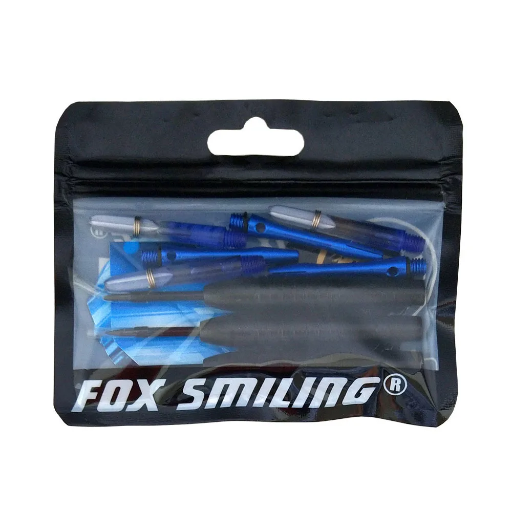 Fox Smiling 3 шт 23 г 150 мм профессиональные стальные дротики с игольчатым наконечником алюминиевые дротики валы с аксессуары для игры в Дартс
