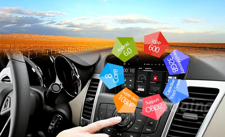 Excellent Idoing Android6.0 2G+32G 8Core 2Din Steering-Wheel For VW Jetta Polo/Skoda/Seat Car Multimedia Player Fast Boot TV 1080P HDP 2