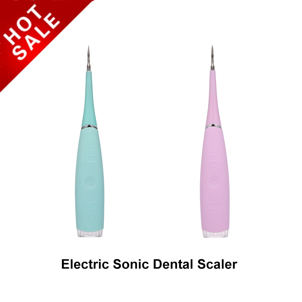 

Portable Electric Sonic Dental Scaler Tooth Calculus Remover Tooth Stains Tartar Eraser Home Use Toothwash Tool Blue /Pink