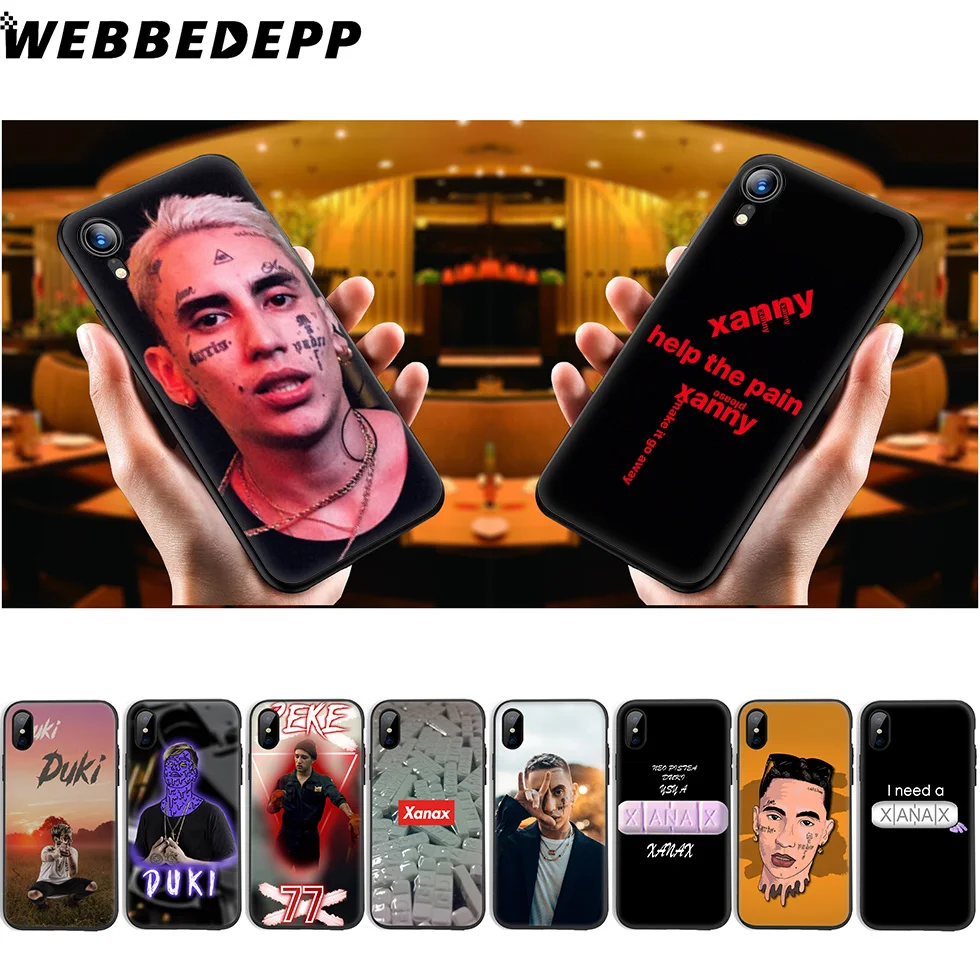 WEBBEDEPP Neo Pistea Рэппер Xanax Мягкий силиконовый чехол для iPhone 11 Pro Xr Xs Max X или 10 8 7 6 6S Plus 5 5S
