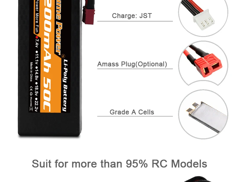 YOUME 7,4 V 6200mAh Lipo батарея 2s lipo 50C с штекером Deans XT60 XT90 trx разъем для Traxxas 1:8 1:10 RC автомобиль грузовик вертолет