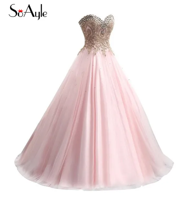 Buy Soayle Real Picture Vestidos De Festa Ball Gown