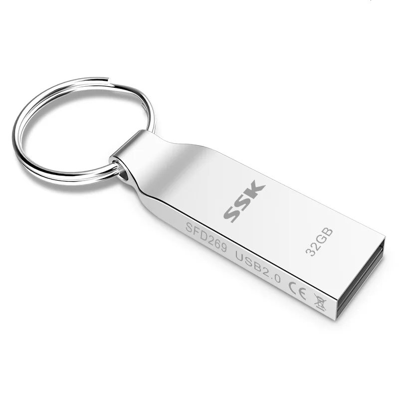 USB флеш накопитель SFD269 металлический 8 32 Гб|memory disk|32gb usbflash pen drive |