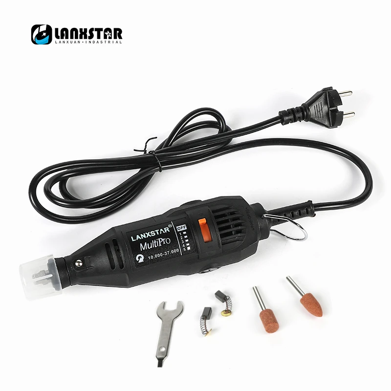 Высокое качество LANXSTAR бренд Dremel стильный Точильщик DIY Ручная Электрическая Дрель аксессуары переменная скорость роторная гравировка шлифовальные станки