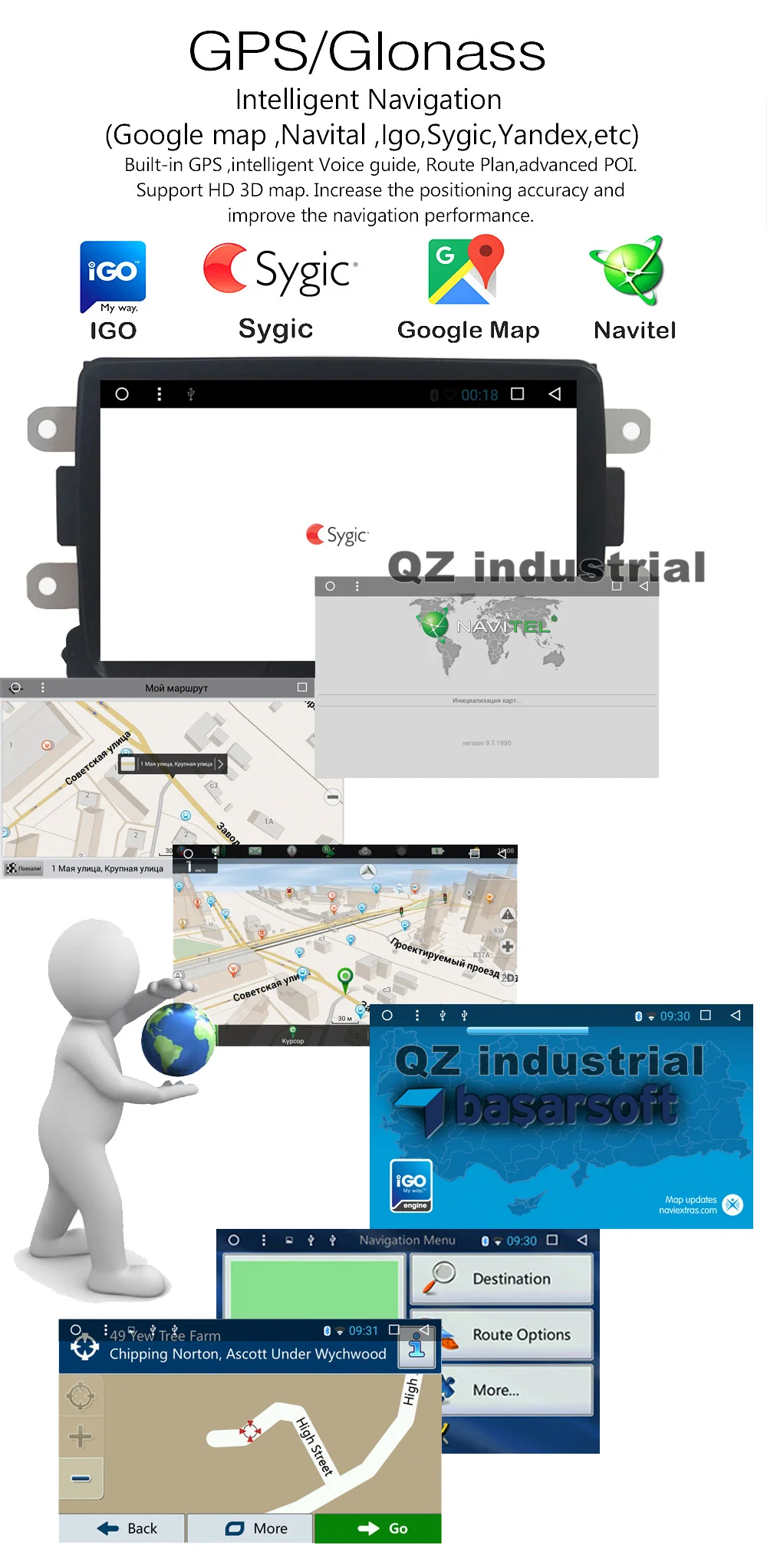 Clearance QZ industrial HD 9" Android 8.1 for Renault Duster Logan II Sandero II Dacia Dokker car DVD player with 3/4G WIFI GPS Navi Radio 8 Clearance QZ industrial HD 9" Android 8.1 for Renault Duster Logan II Sandero II Dacia Dokker car DVD player with 3/4G WIFI GPS Navi Radio 8