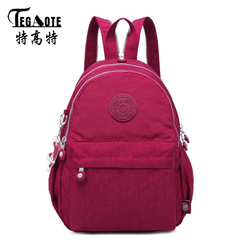 

TEGAOTE New Fashion School Backpack Women Schoolbag Back Pack Leisure Korean Ladies Knapsack Laptop Travel Bags for Teenage Girl