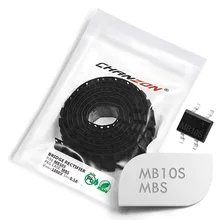 100 шт. MB10S SMD мостовой выпрямитель диод 0.5A 1000 В MBS(SOIC-4) однофазный 0,5 Ампер 1000 Вольт MB 10S кремния