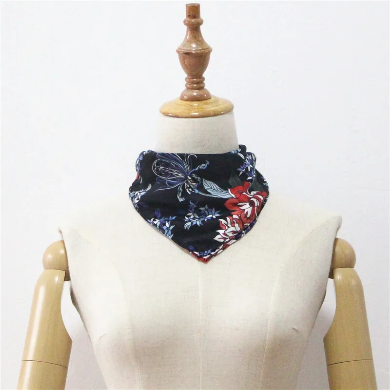 

50*50 fashion scarf small square scarves spring and autumn women's scarf