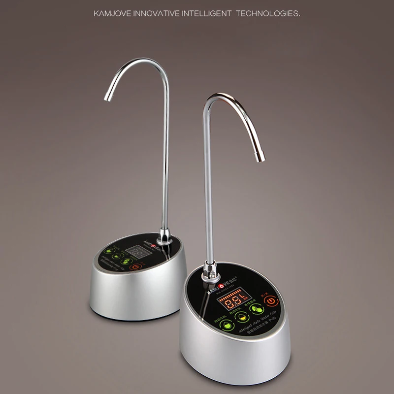 220V Wireless Electric Drinking Water Pump Desktop Water Dispenser Intelligent Bottled Water Electric Water Press Pump Bib Tap