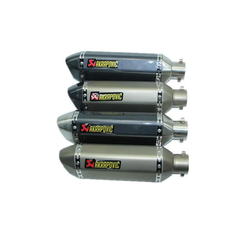 4 Color Universal Modified Akrapovic yoshimura Motorcycle Muffler Exhaust Pipe CB400 CB600 CBR600 CBR1000 YZF FZ400 Z750 YZF600 |