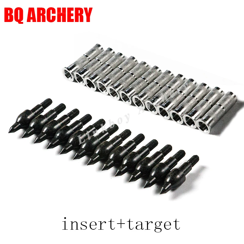 

12pcs 8-32 Archery Arrows Point Tips Aluminium Insert Broadhead 100 Grain Arrowhead for Traditional Bow Hunting Shooting