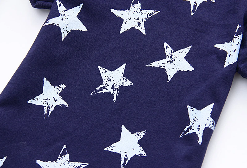 SAILEROAD Cotton Star Детские Мальчики Топы Футболка Для Новых Летних Малышей