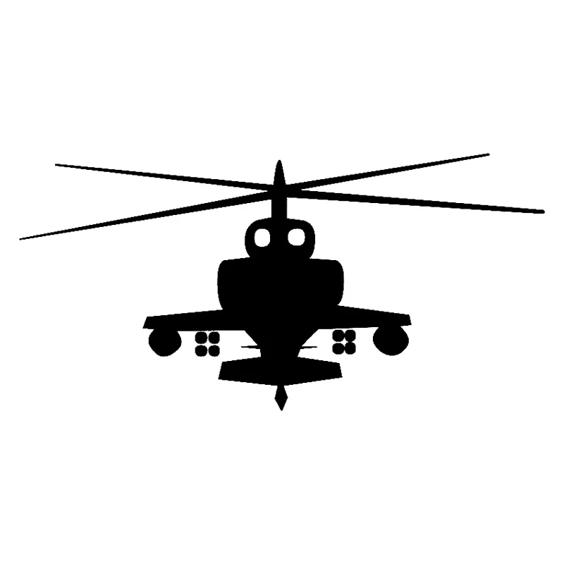 16.6cm*8.2cm Helicopter Creative Vinyl Car Styling Stickers Decals