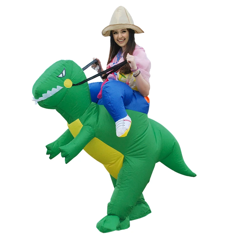 Гигантский детский надувной костюм для родителей и ребенка, динозавр, косплей, костюм на Хэллоуин, ходячий костюм, взрыв